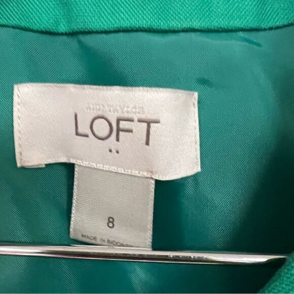 Loft green sheath dress. Size 8 - Picture 5 of 5